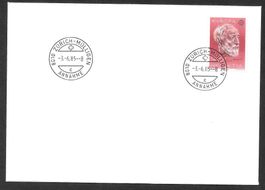 Sonderbrief Eröffnung Postbetriebszentrum Mülligen 3.6.1985