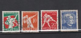 Timbres suisses Pro Juventute 1932