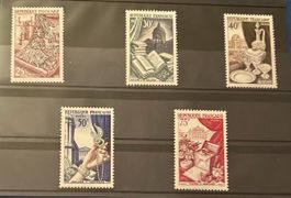 Série des arts et métiers de luxe France neuf sans charnière