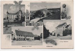 4-Bild-AK HÜTTWILEN Gasthaus zur Sonne