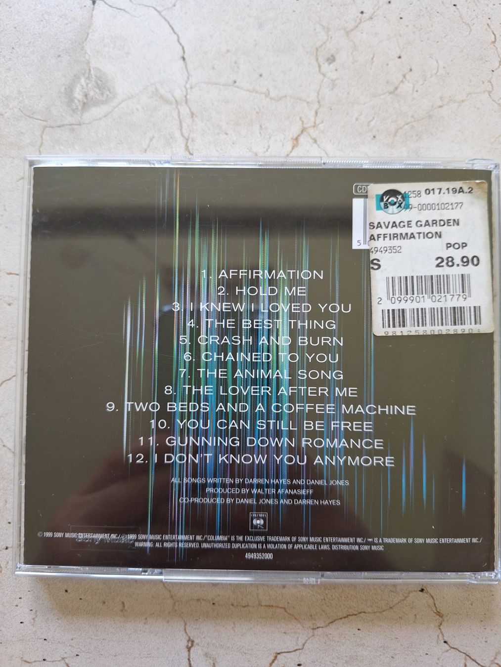 CD: CD Savage Garden - Affirmation – Usato da Schaffhausen venduto da Mipakr 2
