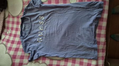 Guess T-Shirt blau und beige