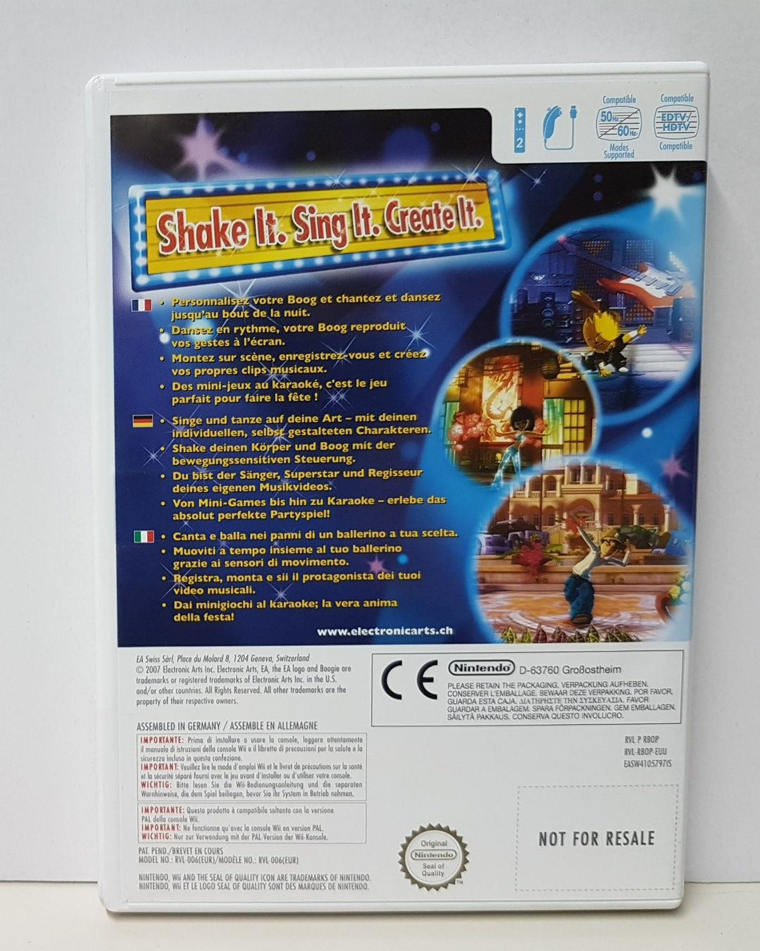 Nintendo Giochi: Wii  Boogie Singe Tanze perfekte Partyspiel – Usato da Schüpfheim venduto da Game-Paradis 2