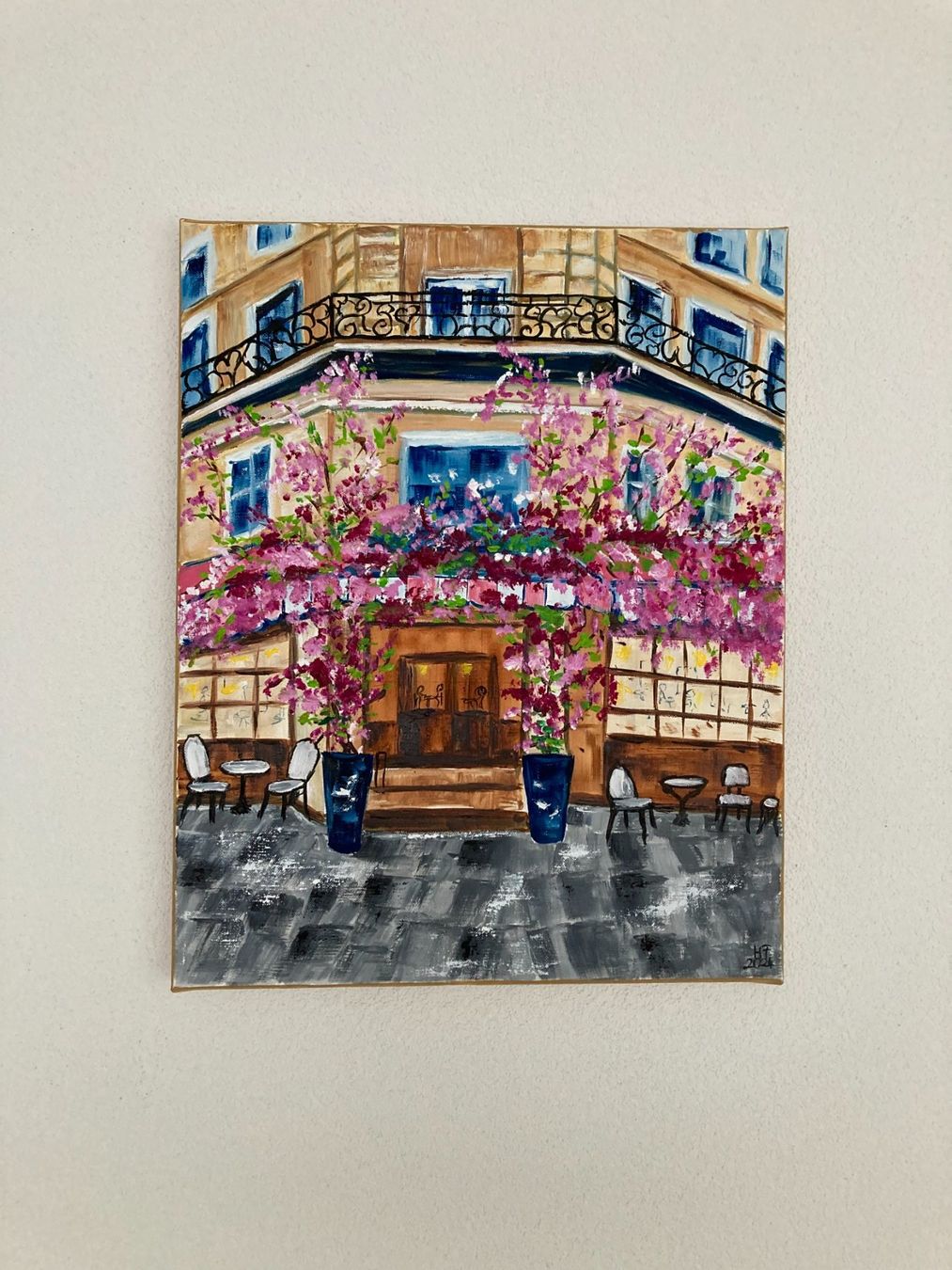 Dipinti: Café Paris - Ölgemälde – Nuovo (secondo la descrizione) da Cham venduto da Felha 2