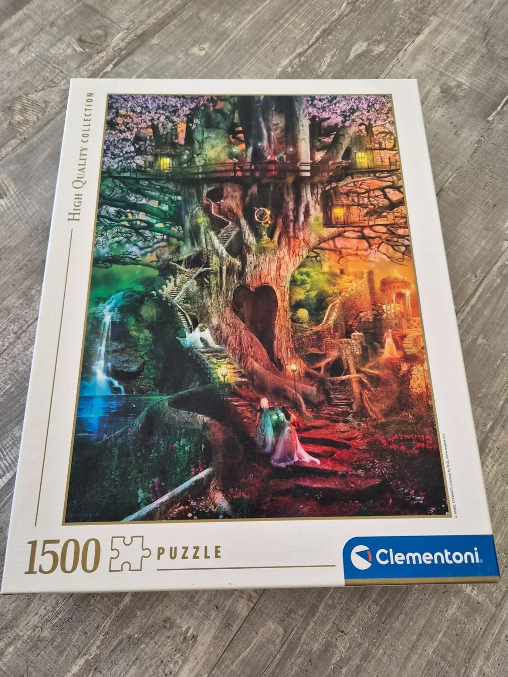 Clementoni Puzzles: Puzzle Clementoni 1500 pièces - arbre enchantée – Gebraucht aus Loc von amazine84