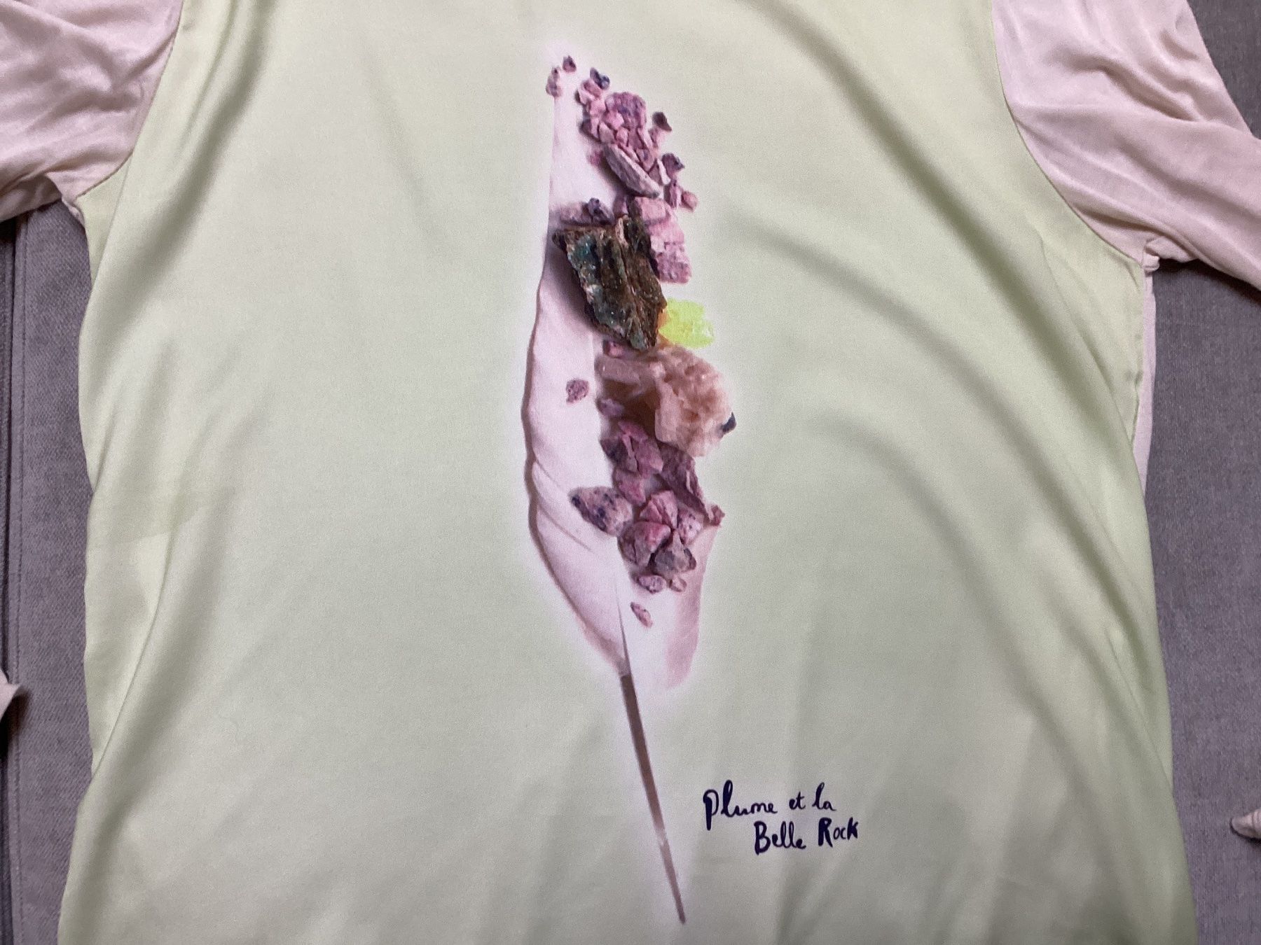 Maison Scotch Camicette: Maison Scotch Bluse/ Shirt Damen Hellgrün mit Print ca. Gr.S – Usato da Homberg b. Thun venduto da Homata 5