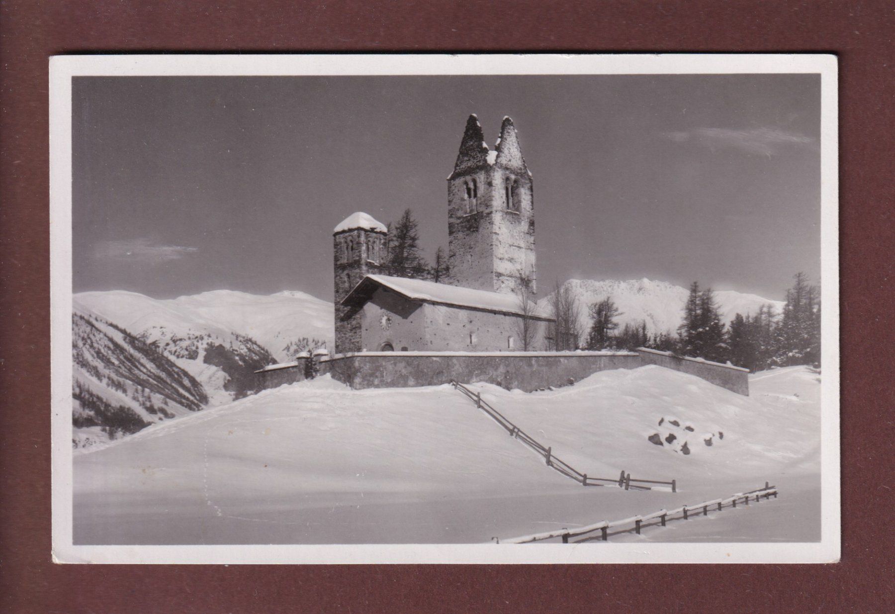 Cartoline postali: SAN GIAN bei Celerina - 1950 – Usato da Pully venduto da nicecards