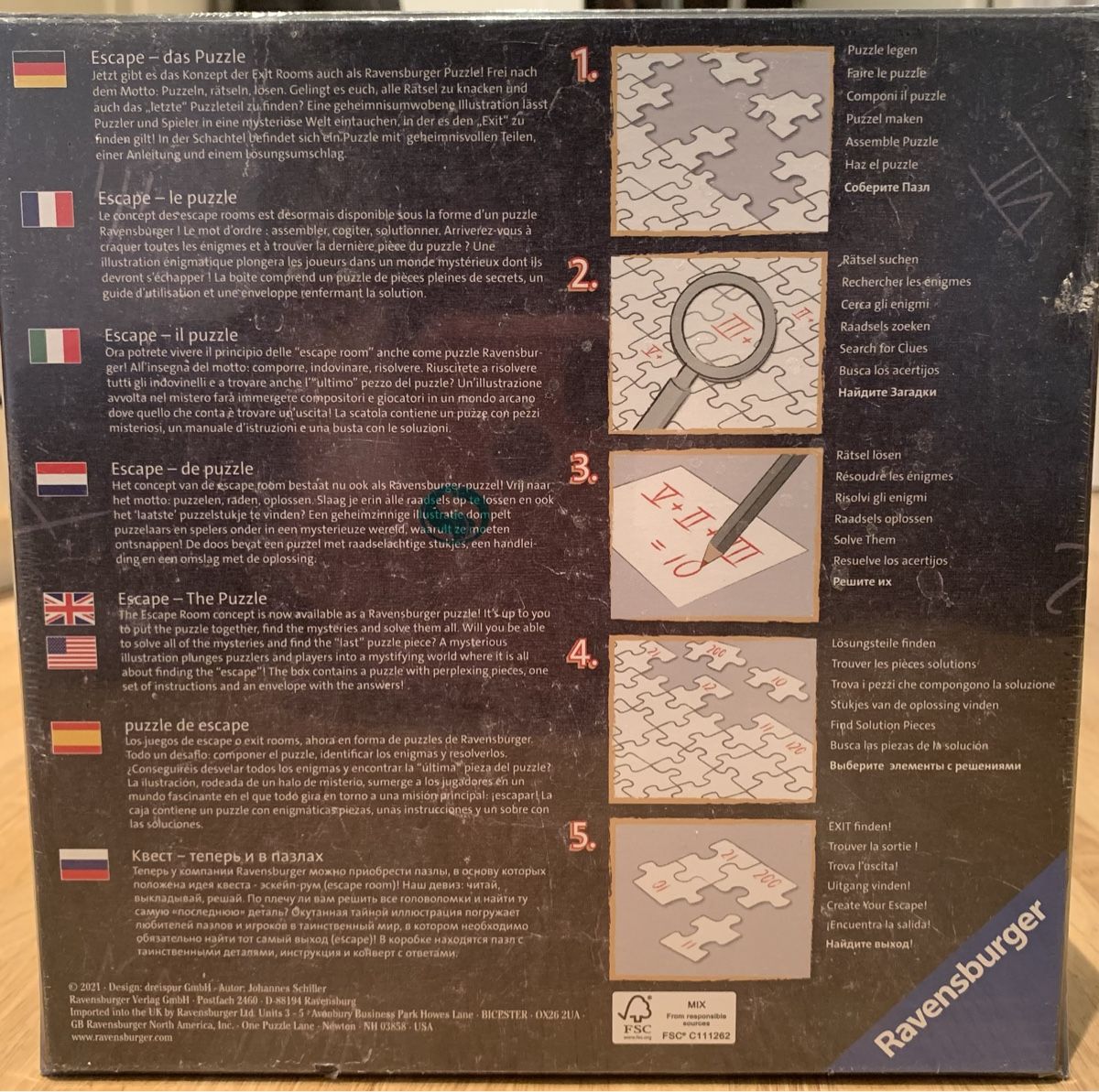 Ravensburger Puzzle: Ravensburger Escape Puzzle 759 – Nuovo e nell'imballaggio originale da Nyon venduto da Iamher 1