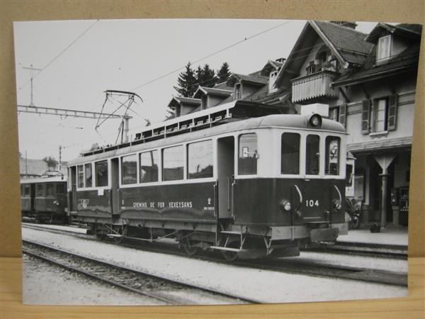 Cartoline postali: AK Bahnhof Châtel St-Denis mit CEV Trieb – Nuovo (secondo la descrizione) da Malters venduto da Marosko