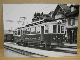 AK Bahnhof Châtel St-Denis mit CEV Trieb
