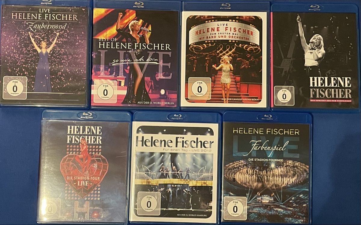 Tutti i DVDs: Helene Fischer - 7 Blu Rays – Usato da Waldenburg venduto da Gonzo8