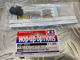 Tamiya TT-02 Chassis Cover Set, Lexan Abdeckung 1:10 NEU