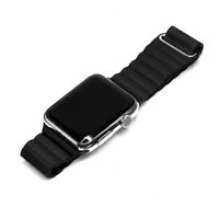 Leder Armband Magnetarmband Apple Watch 42 41 40 38 schwarz
