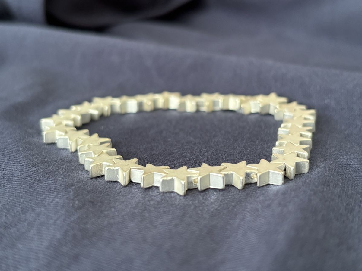 Bracciali & Braccialetti: Modisches Sternarmband, Silberfarben – Nuovo (secondo la descrizione) da Huttwil venduto da graesihu 1