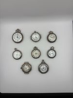 Lot de montres de poche en argent 0,800