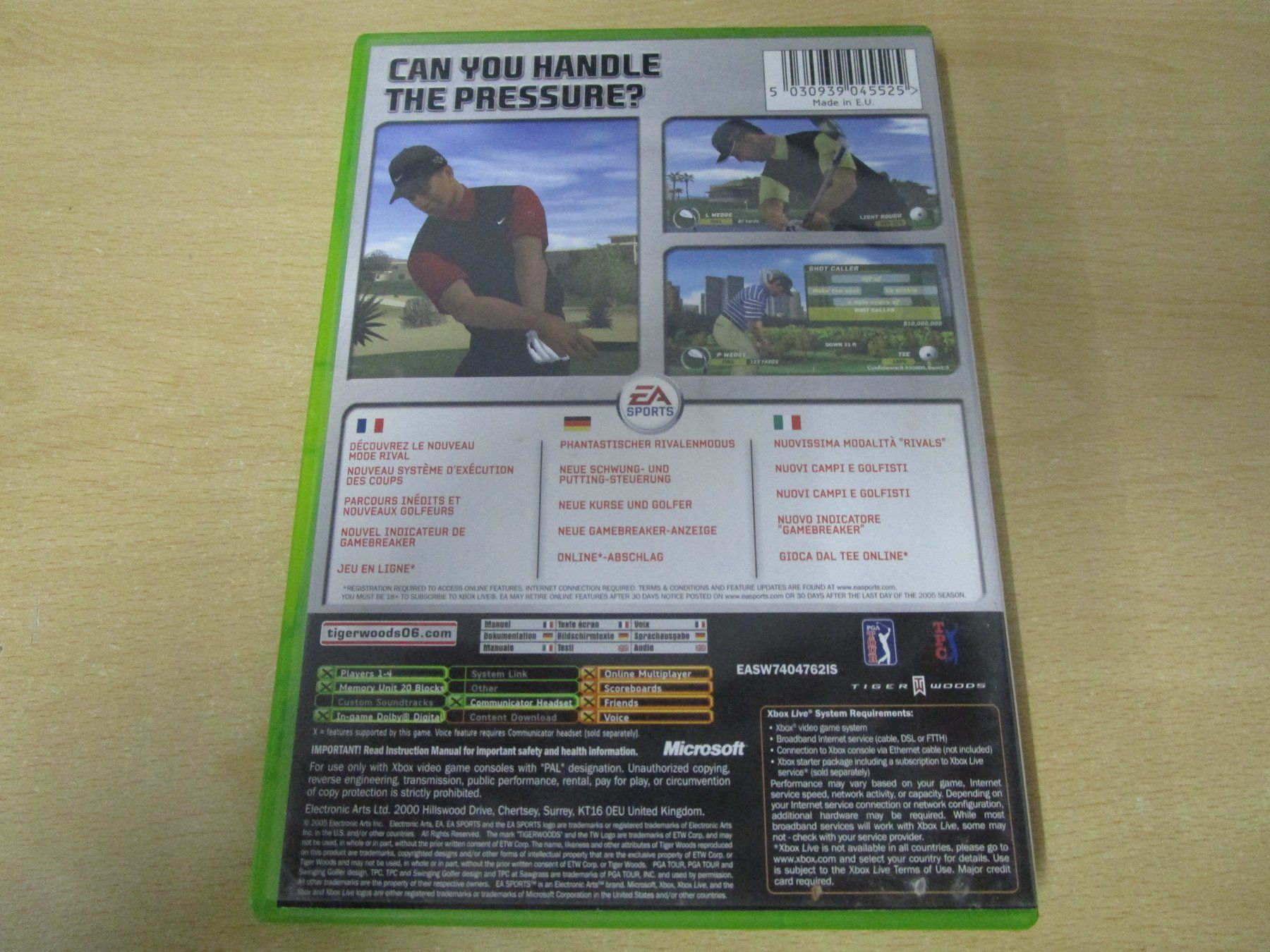 Microsoft Giochi: Tiger Woods PGA Tour 06 Microsoft Xbox XBOX – Usato da Goldau venduto da agestuffer 1