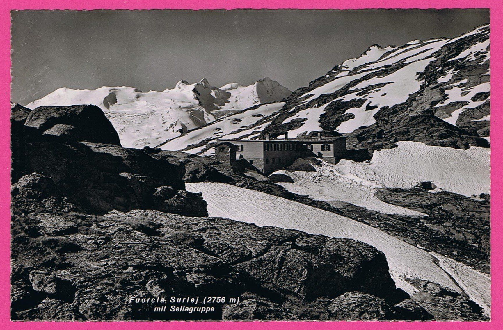 Cartoline postali: Fuorcla Surlej 2756m mit Sellagruppe – Usato da Einsiedeln venduto da dillie