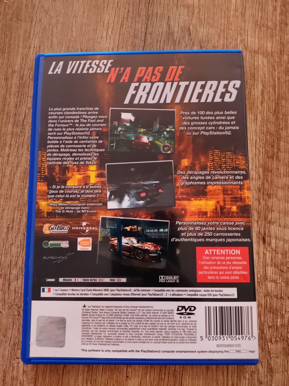 Giochi: The fast and the furious PAL PS2 – Usato da Gland venduto da Bas_phj6 2