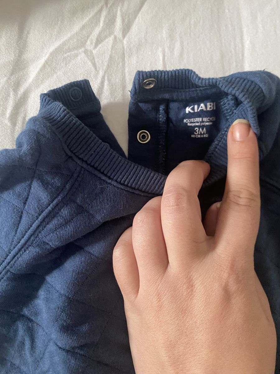 Maglioni & Felpe: Pull-over Kiabi bleu matelassé, taille 3 mois, neuf – Nuovo (secondo la descrizione) da Lausanne venduto da bab_s576 1