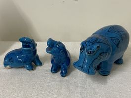 Hippofamilie, Metropolitan Museum, Sammlerstück, Blau