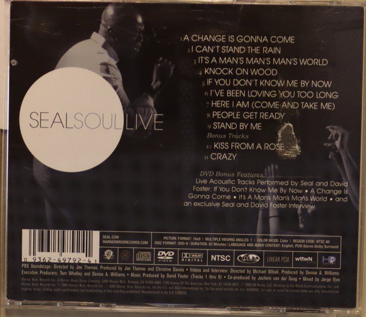 CD: Seal – Soul Live – Usato da Luzern venduto da CONTENTI 2