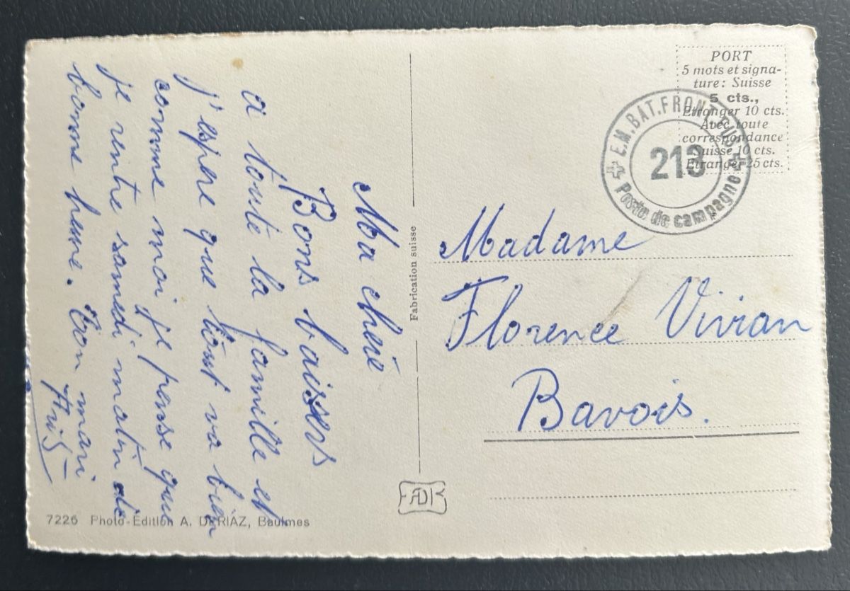 Cartoline postali: Fotokarte Orbe  – Usato da Horw venduto da Tellbub 1