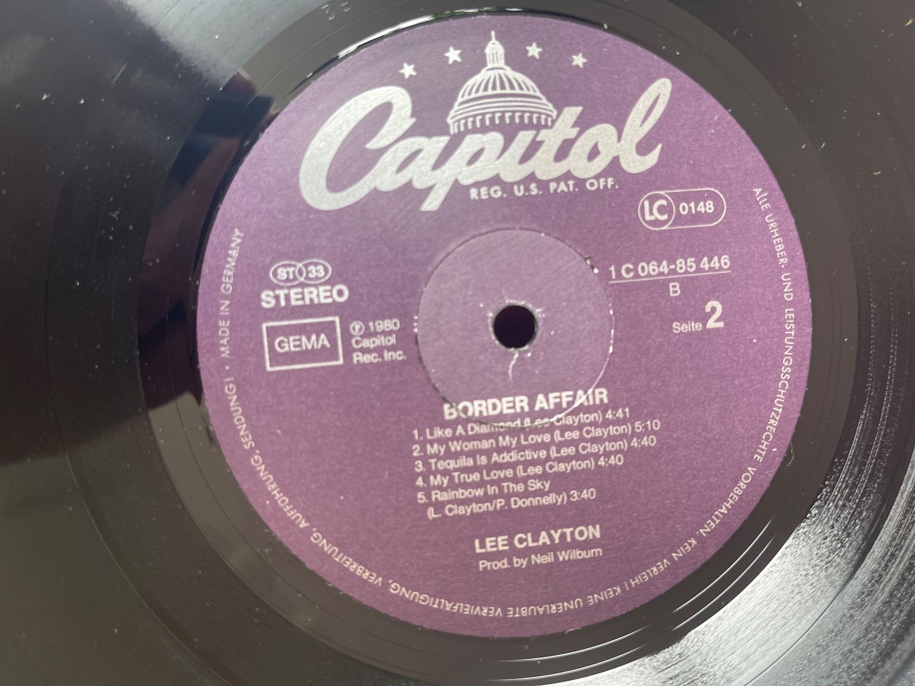 Dischi in vinile: A597/Lee Clayton - Border Affair – Usato da Frutigen venduto da Philippe_jsp 2