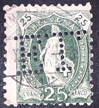 Tous les timbres: Perfin   61 – D'occasion à Opfikon par webstar30