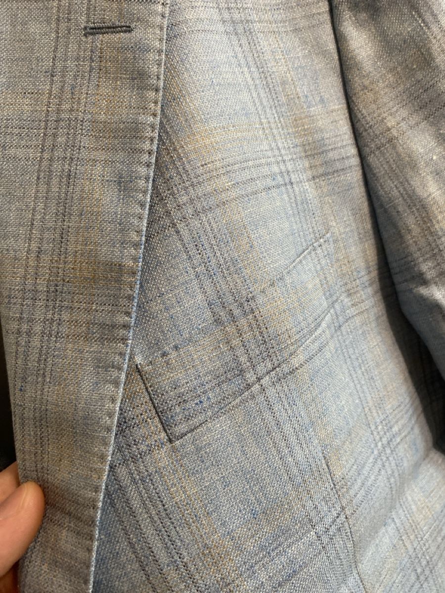 Completi: Sakko Hugo Boss, hellblau kariert, Grösse 50 – Usato da Roggliswil venduto da New007 2