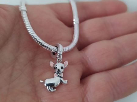 Armband mit Hunde Anhänger 19 cm Neu