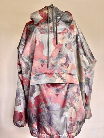 Adidas Anorak Damen bunt Muster Grösse 34 guter Zustand