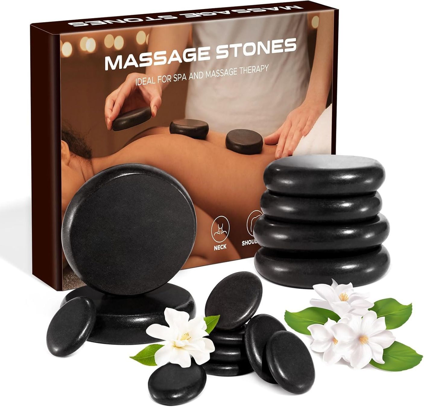 Massagegeräte: Stone Massage Set 14tlg – Neu und originalverpackt aus Hundwil von pak_7zvn