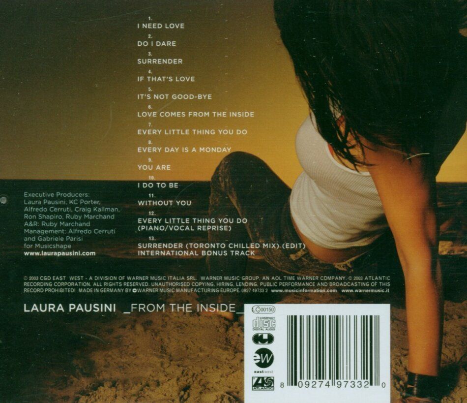 CDs: Laura Pausini --- From The Inside – D'occasion à Liestal par Disc-Point 1