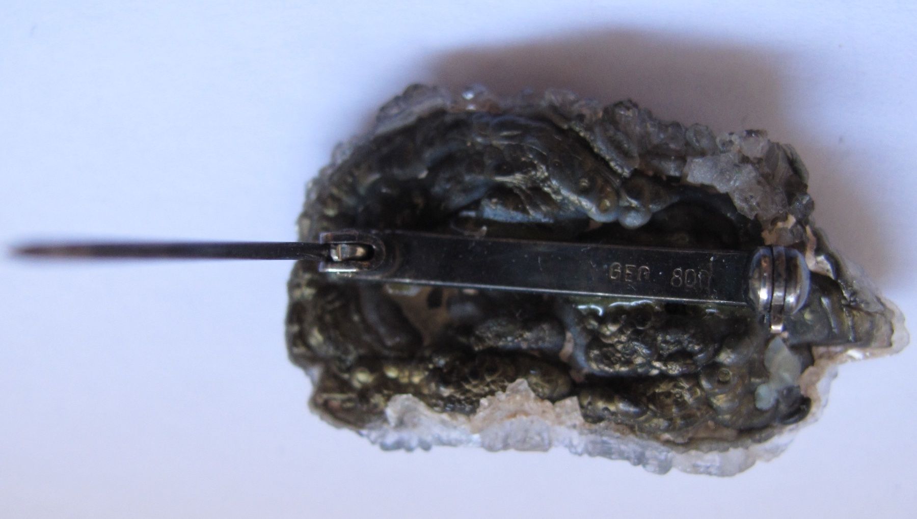 Spille & Fermagli: Brosche Kristall mit 800er Silber – Usato da Bern venduto da hippoism 3