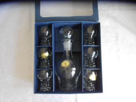 Bohemia Kristall Karaffe mit 6 Gläser, aus Tschechien **NEU*