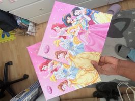 2x Disney Princess Wandbilder, Leinwandbilder, Top!