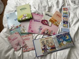 Diddl Briefpapier Set mit Postkaten, Briefmarken + Ordner