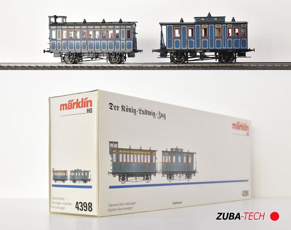 Märklin 4398 2 Wagen König Ludwig Zug H0 | Kaufen auf Ricardo