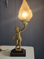 antike Tischlampe