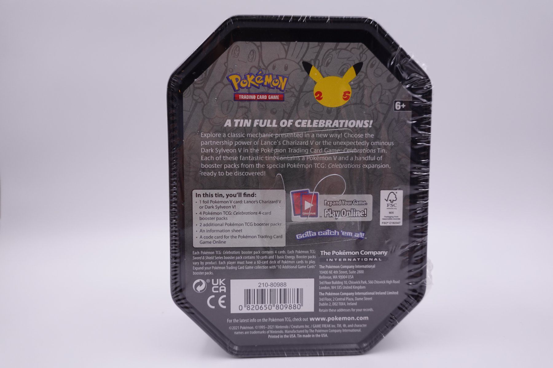 Pokémon Sammelbilder & Trading cards: Pokemon Celebrations Tin Lance Charizard V – Neu und originalverpackt aus Herisau von ZelliZone 1