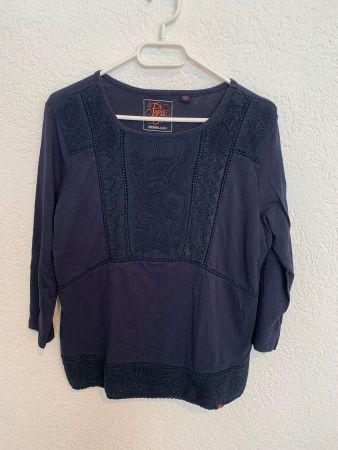 Superdry Pullover Sweater Shirt dunkelblau Gr. M