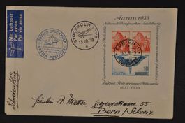 1938 Erstflug Zürich-Stockholm mit W11