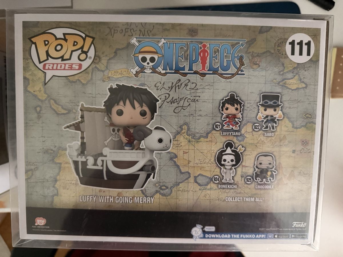 Funko Statuette: Funko Pop One Piece Luffy With Going Marry – Nuovo e nell'imballaggio originale da Luzern venduto da cha_2x2f 1