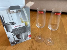 Spiegelau Capri Champagnergläser – 2er Set, neu