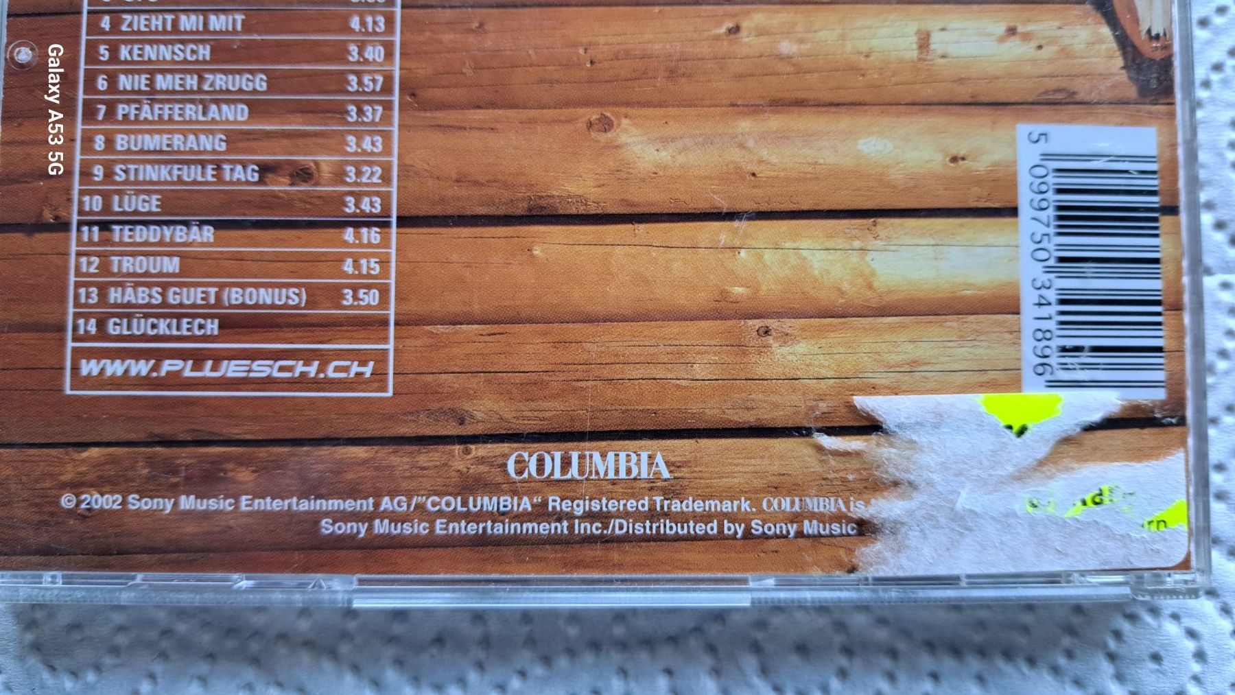 CD: "CD" von  Plüsch – Usato da Plagne venduto da Reticulum01 3