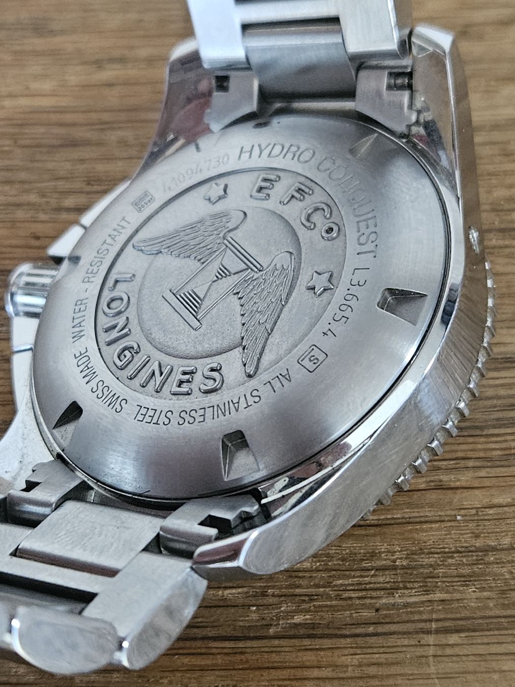 Longines Orologi: Longines hydroconquest Automatic Herrenuhr Chrono 47mm – Usato da Flamatt venduto da pie_f9zm 7