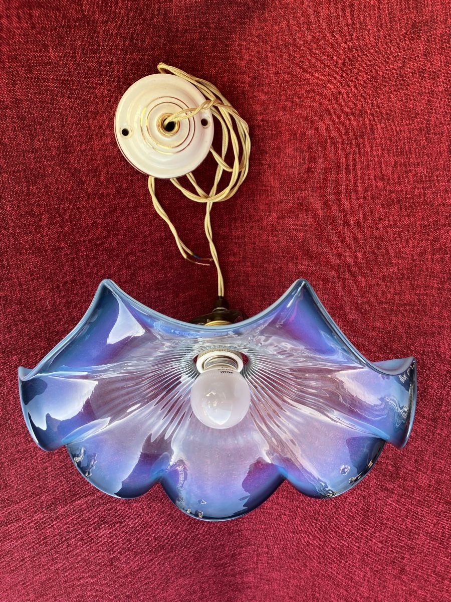 Kronleuchter & Deckenlampen: Antik Jugendstil Deckenlampe mit Schöne Lampenschirm – Gebraucht aus Zürich von otomado 6