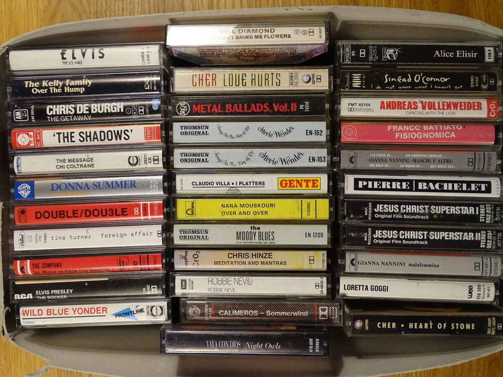 34 Div. Musikkassetten, Pop, Rock, Various, siehe Fotos | Kaufen auf ...
