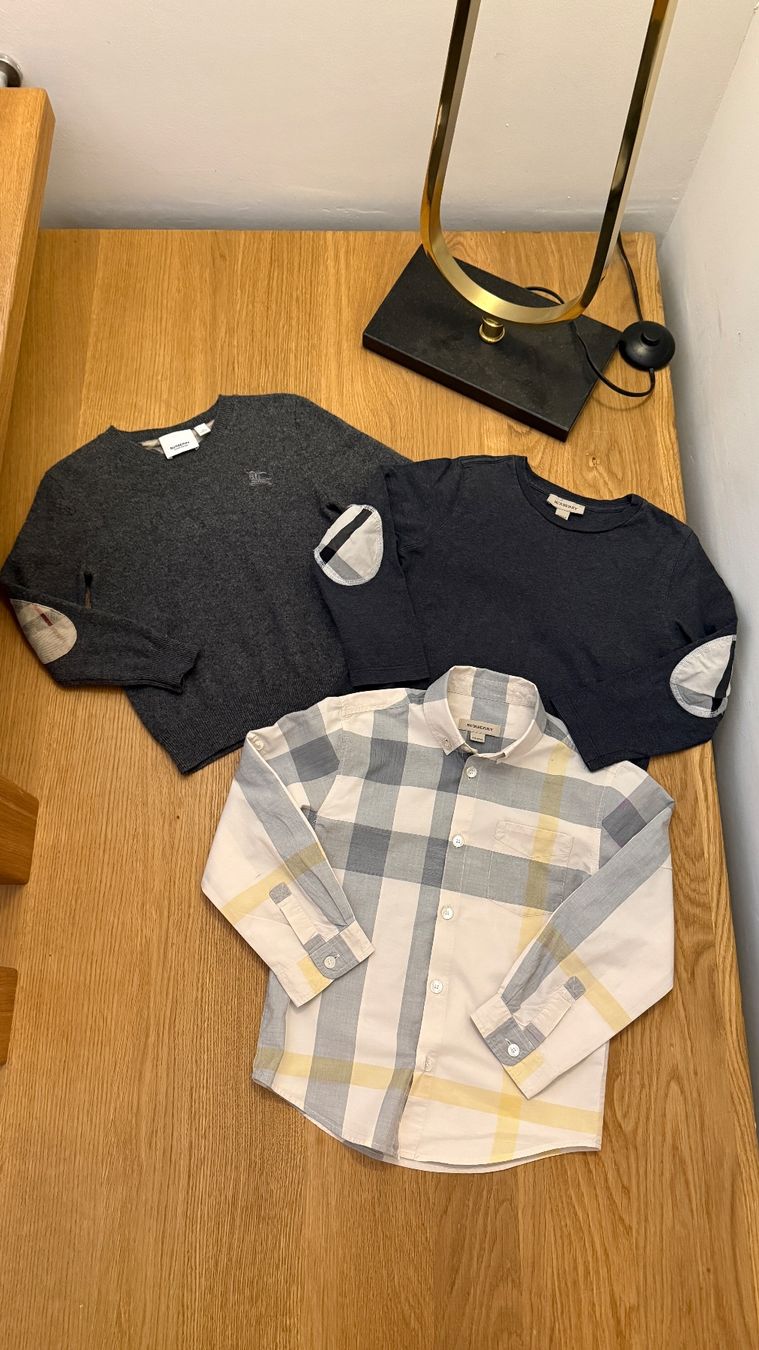 Burberry Lotti & Set di vestiti: Burberry klassisches SET Hemd Pullover Shirt elegant 4-6 J – Usato da Faulensee venduto da Liebes_Kind_2019