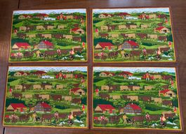 4 Tischsets Schweizer Motiv 28x39cm